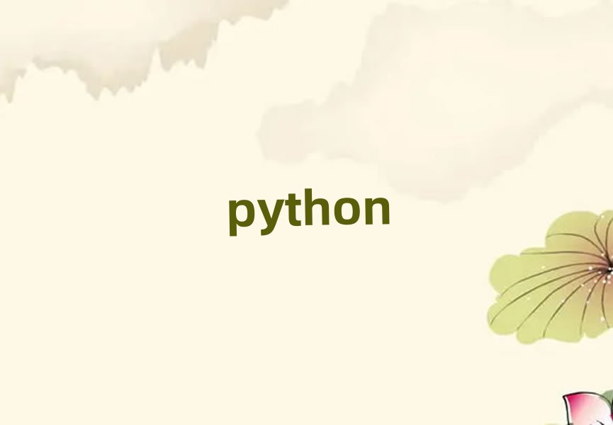 python