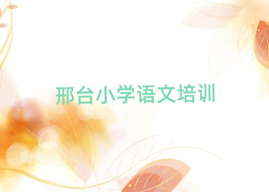 2024年邢臺橋東區(qū)小學(xué)語文培訓(xùn)機(jī)構(gòu)環(huán)境十大排名