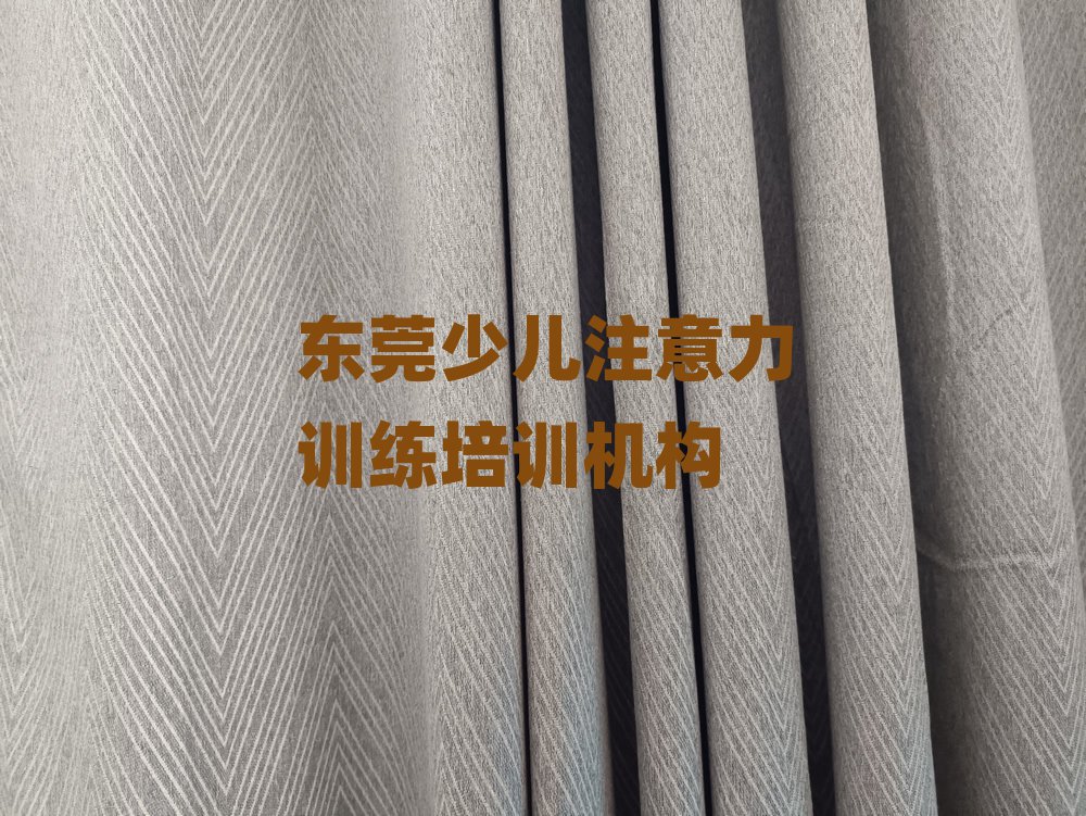 東莞少兒注意力訓(xùn)練培訓(xùn)機(jī)構(gòu)